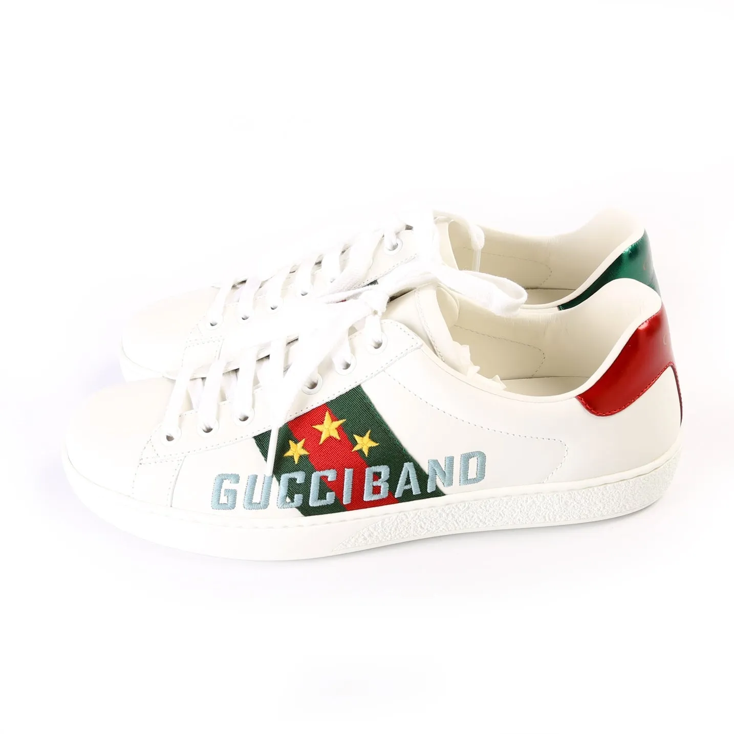 Ace Web Gucci Band Sneakers Size 38.5 (Men's Size 6.5)