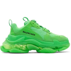 Balenciaga Green Triple S Sneakers