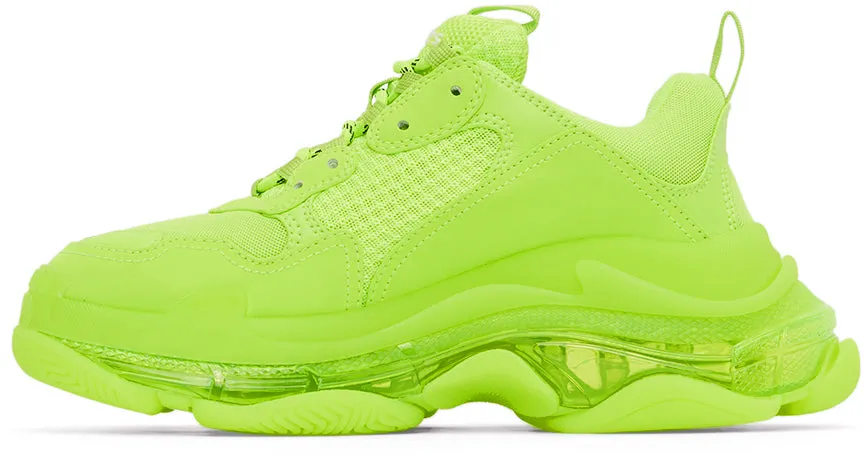 Balenciaga Yellow Triple S Sneakers