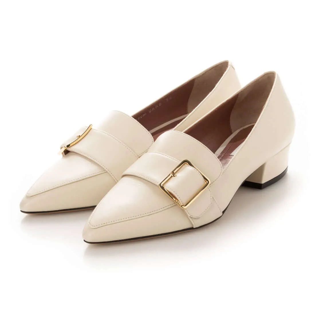 Bally Harumi Women's 6223783 Bone Calf Leather Buckled Mules US 9 MSRP $730