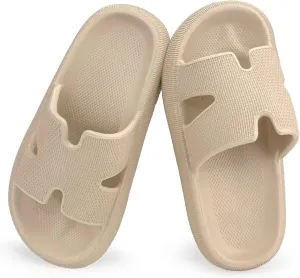 Cubufly Cloud Slides for KidsBoys Girls Shower Slippers Slip on SandalsNon-Slip Open Toe Pillow Slippers SandalsQuick Drying Summer Beach Pool Shoes