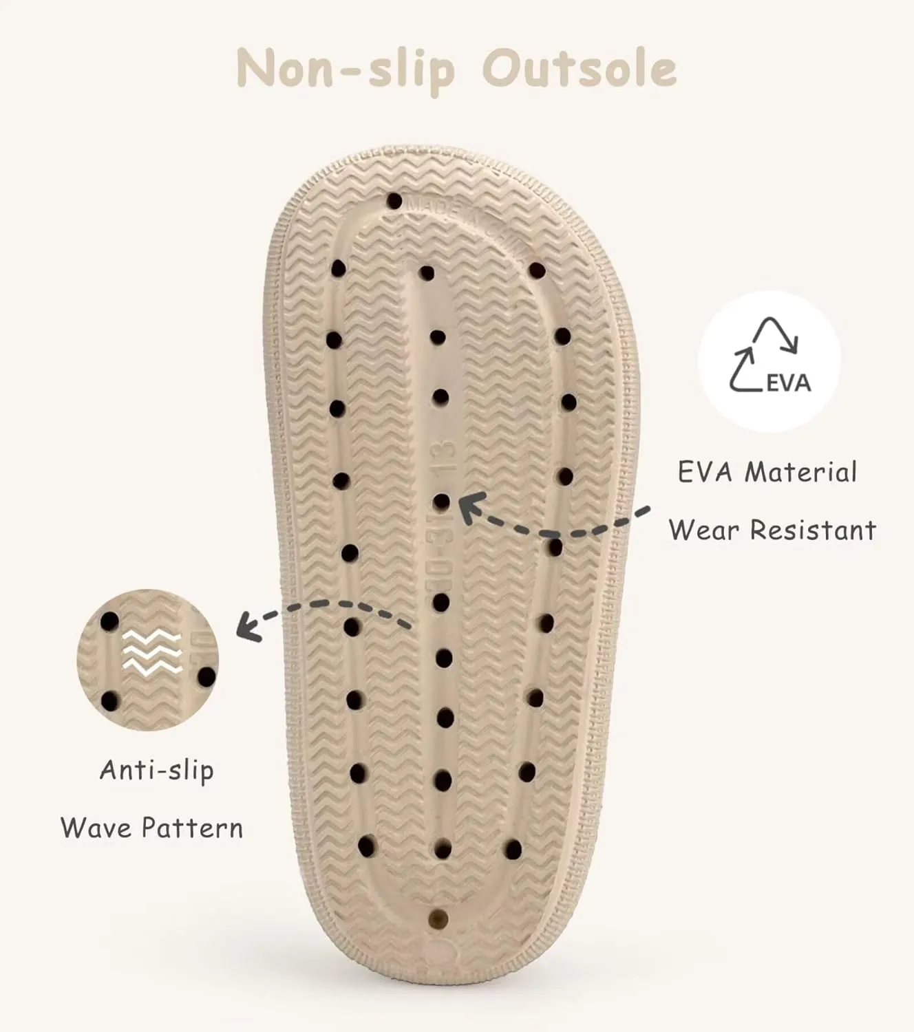 Cubufly Cloud Slides for KidsBoys Girls Shower Slippers Slip on SandalsNon-Slip Open Toe Pillow Slippers SandalsQuick Drying Summer Beach Pool Shoes