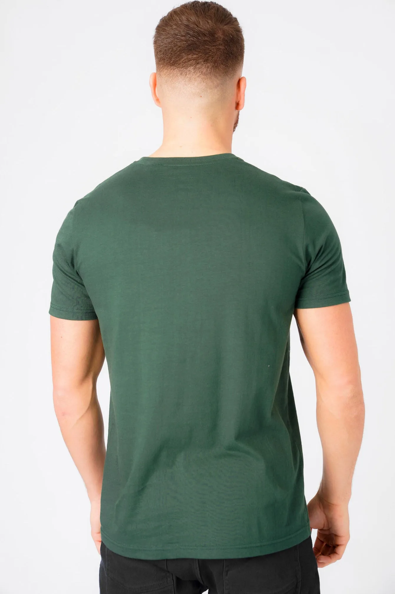 Etherow Motif Cotton Jersey T-Shirt In Jungle Green - Tokyo Laundry