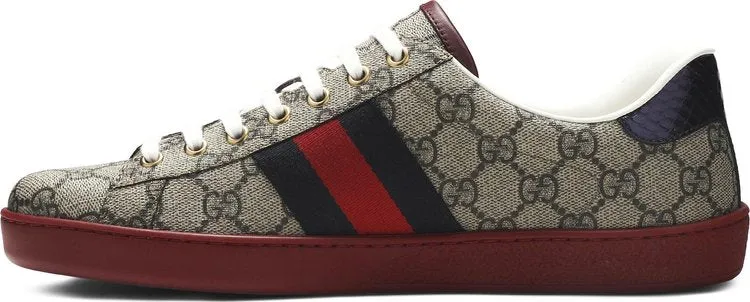 Gucci Ace GG Supreme Beige sneakers, beige