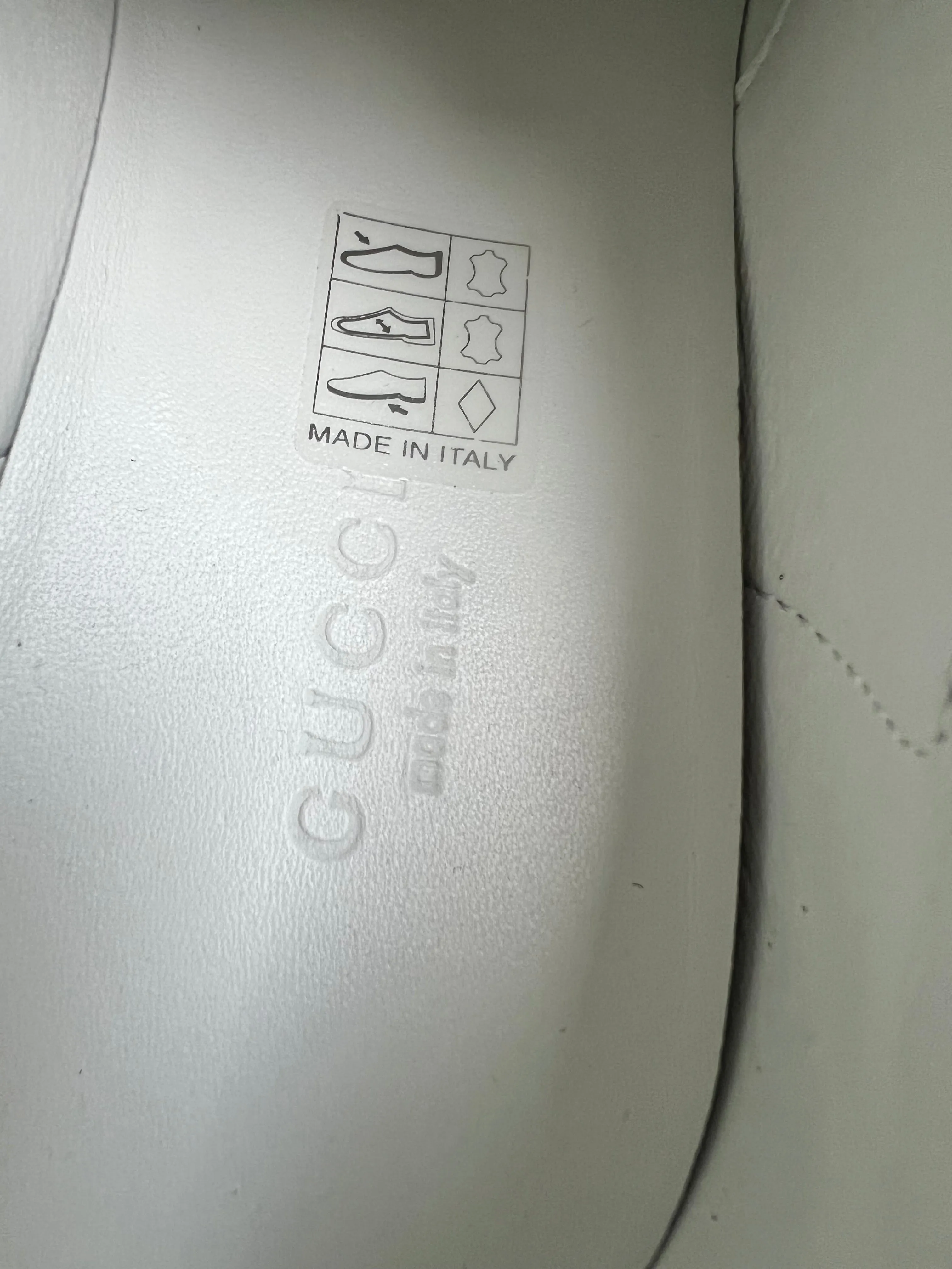 Gucci Ace Leather Sneakers size 4 36.5 (RRP £570)
