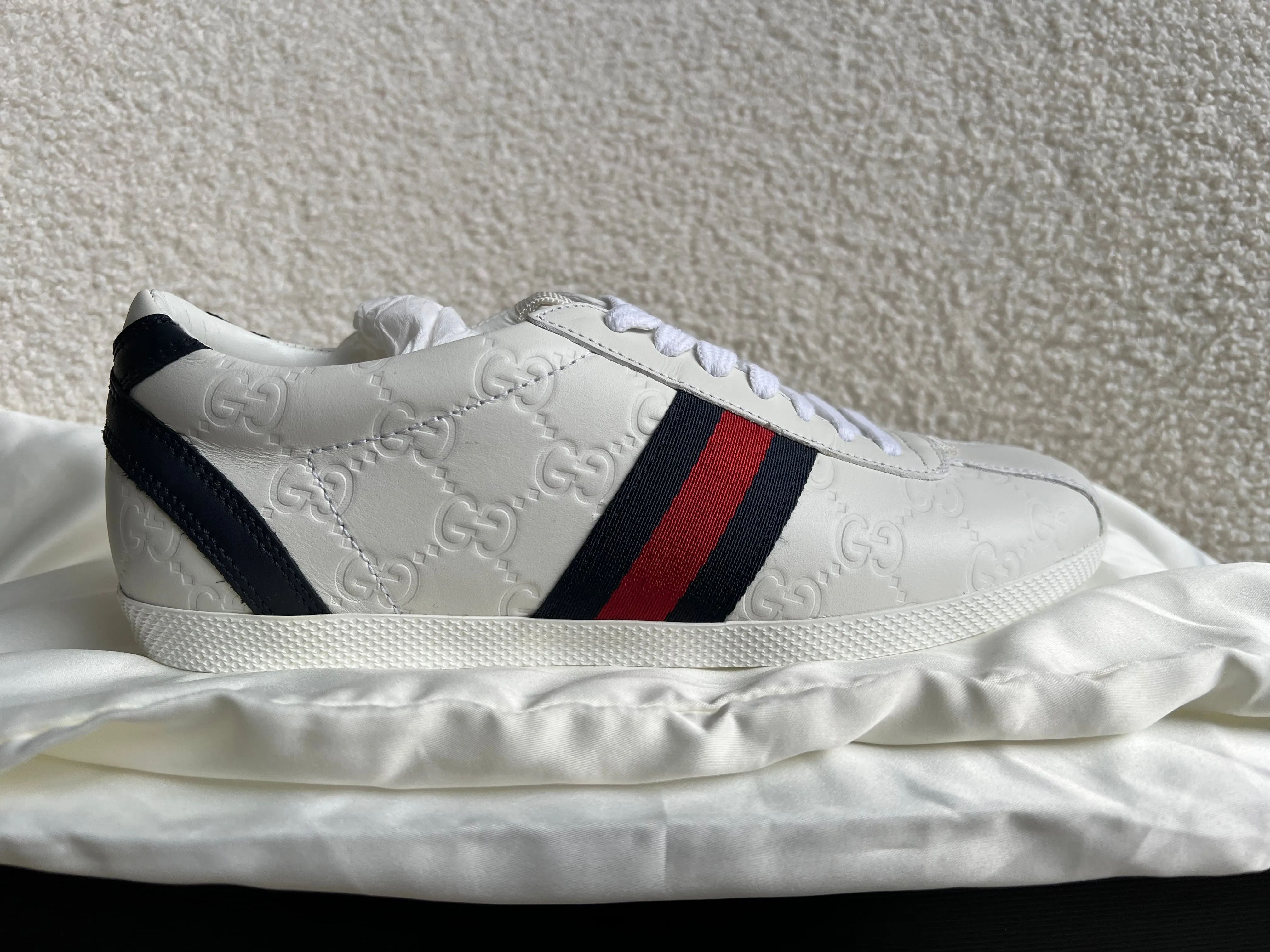 Gucci Ace Leather Sneakers size 4 36.5 (RRP £570)