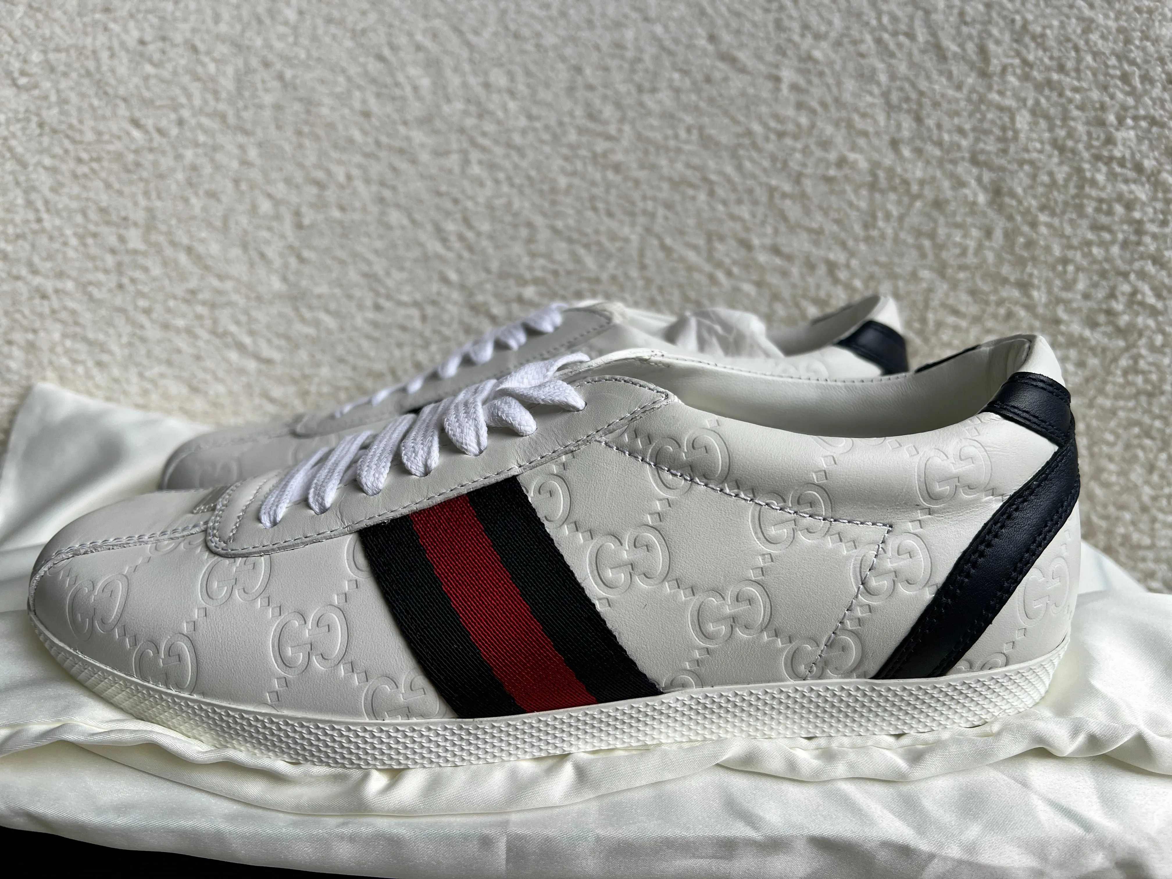 Gucci Ace Leather Sneakers size 4 36.5 (RRP £570)