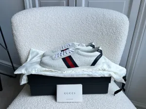 Gucci Ace Leather Sneakers size 4 36.5 (RRP £570)