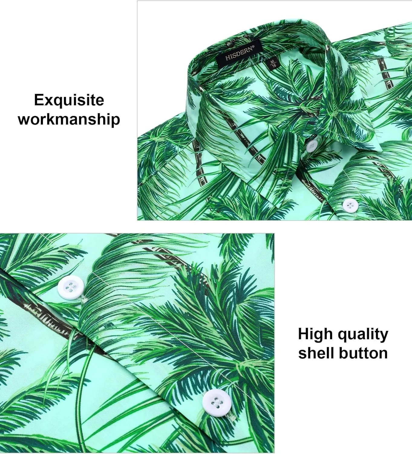 Hawaiian Shirt for Men Short Sleeve Button Down Shirt Men Casual Summer Tropical Beach Aloha Shirts for Men Hawaii Party