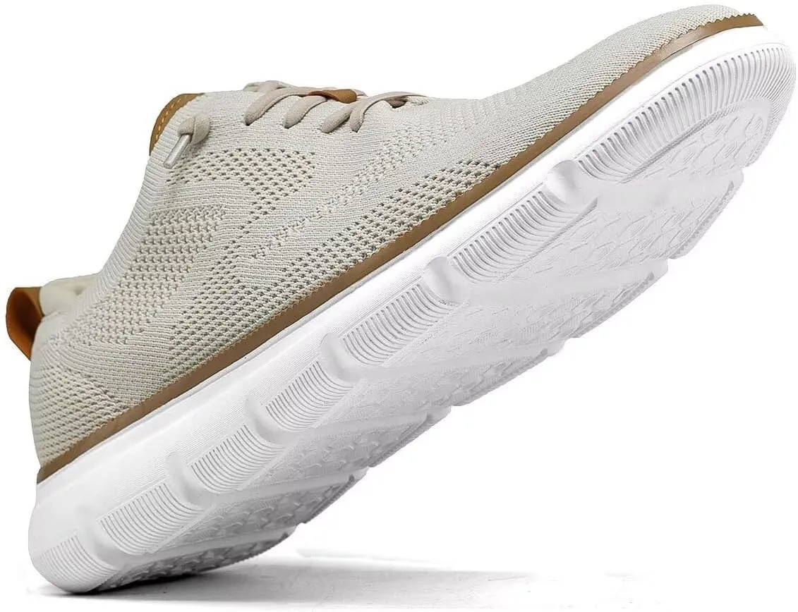 Mens Oxfords Lace-Up Lightweight Casual Walking Shoes Dress Shoes Fashion Sneakers Shoes