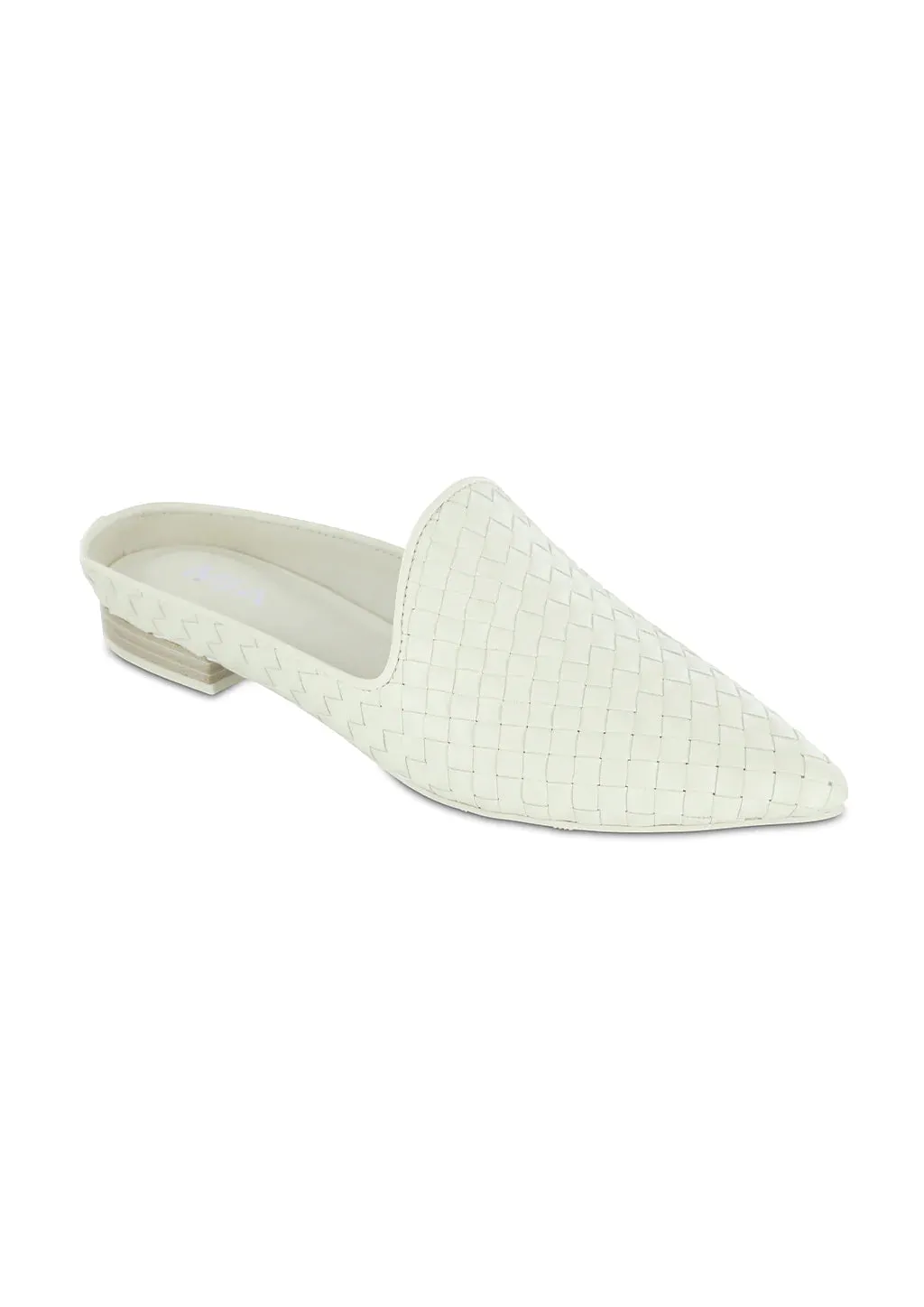 MIA Johona Woven Mules - Bone