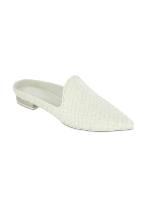 MIA Johona Woven Mules - Bone