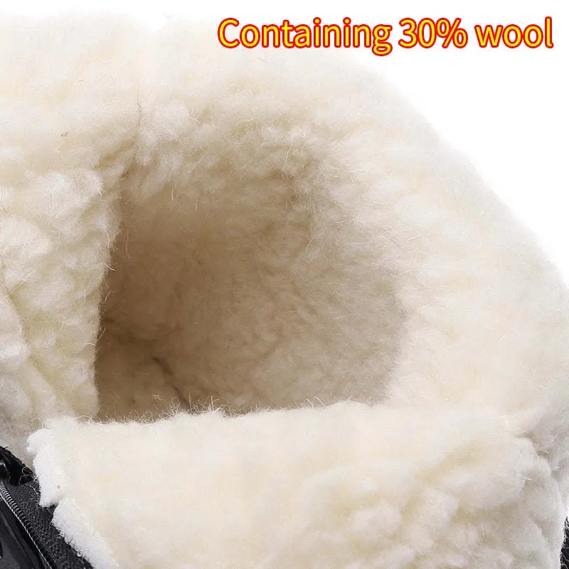Snow boots Men Hiking Shoes waterproof winter