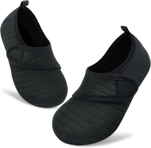 VIFUUR Kids Water Shoes Boys Girls Barefoot Water Sports Socks Hook&Loop Beach Shoes Quick Dry Aqua Socks Swim Walking Outdoor Sports for Toddler