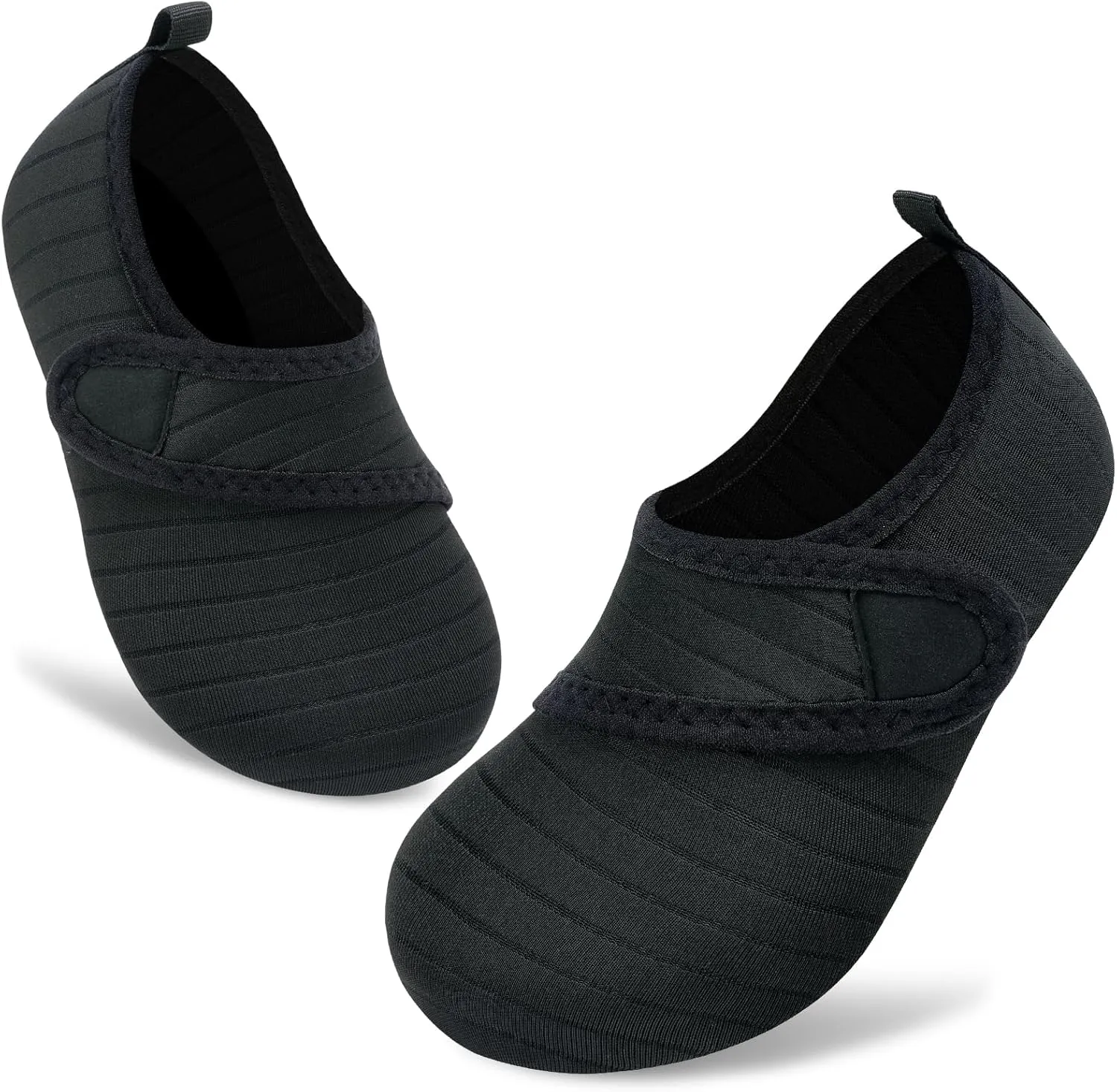 VIFUUR Kids Water Shoes Boys Girls Barefoot Water Sports Socks Hook&Loop Beach Shoes Quick Dry Aqua Socks Swim Walking Outdoor Sports for Toddler