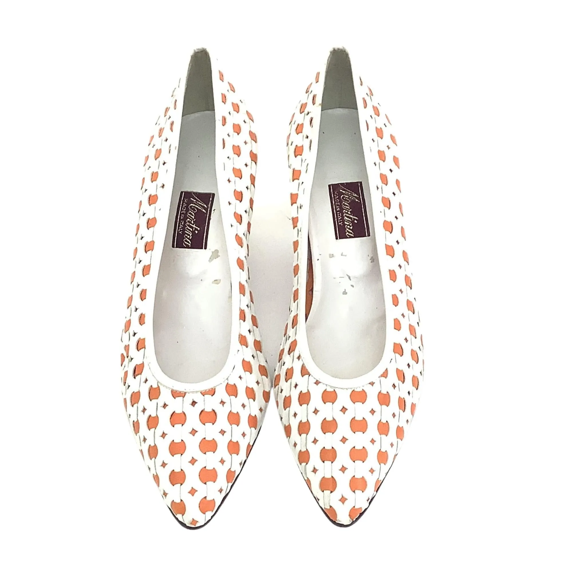 Woven Leather Heels