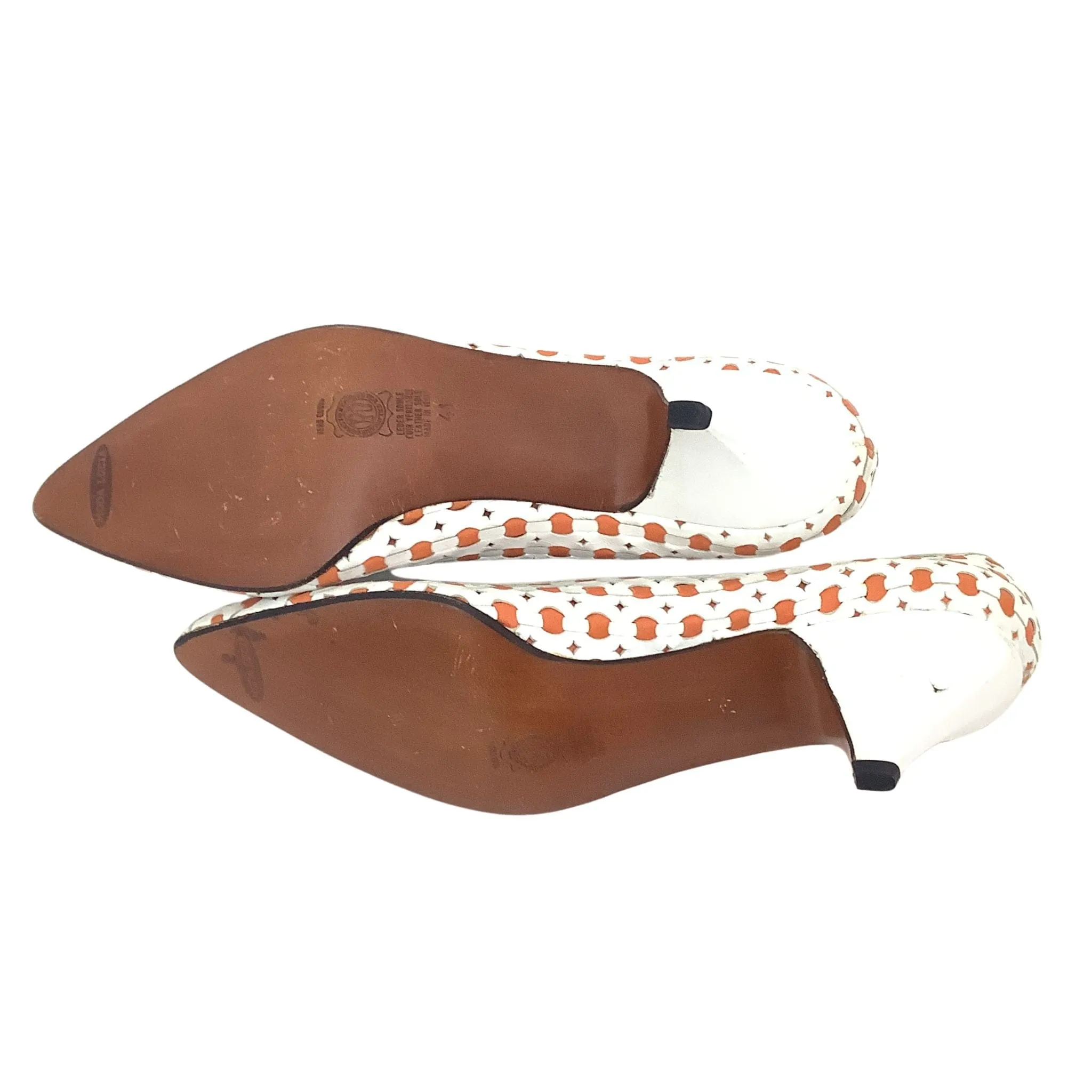 Woven Leather Heels