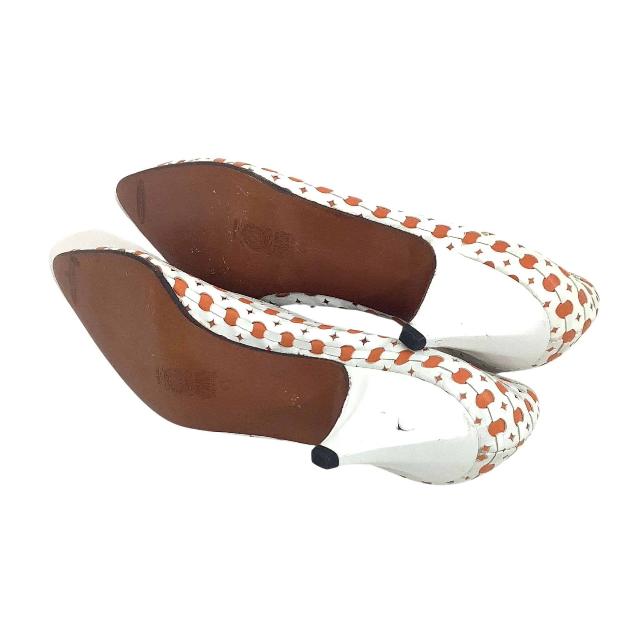 Woven Leather Heels