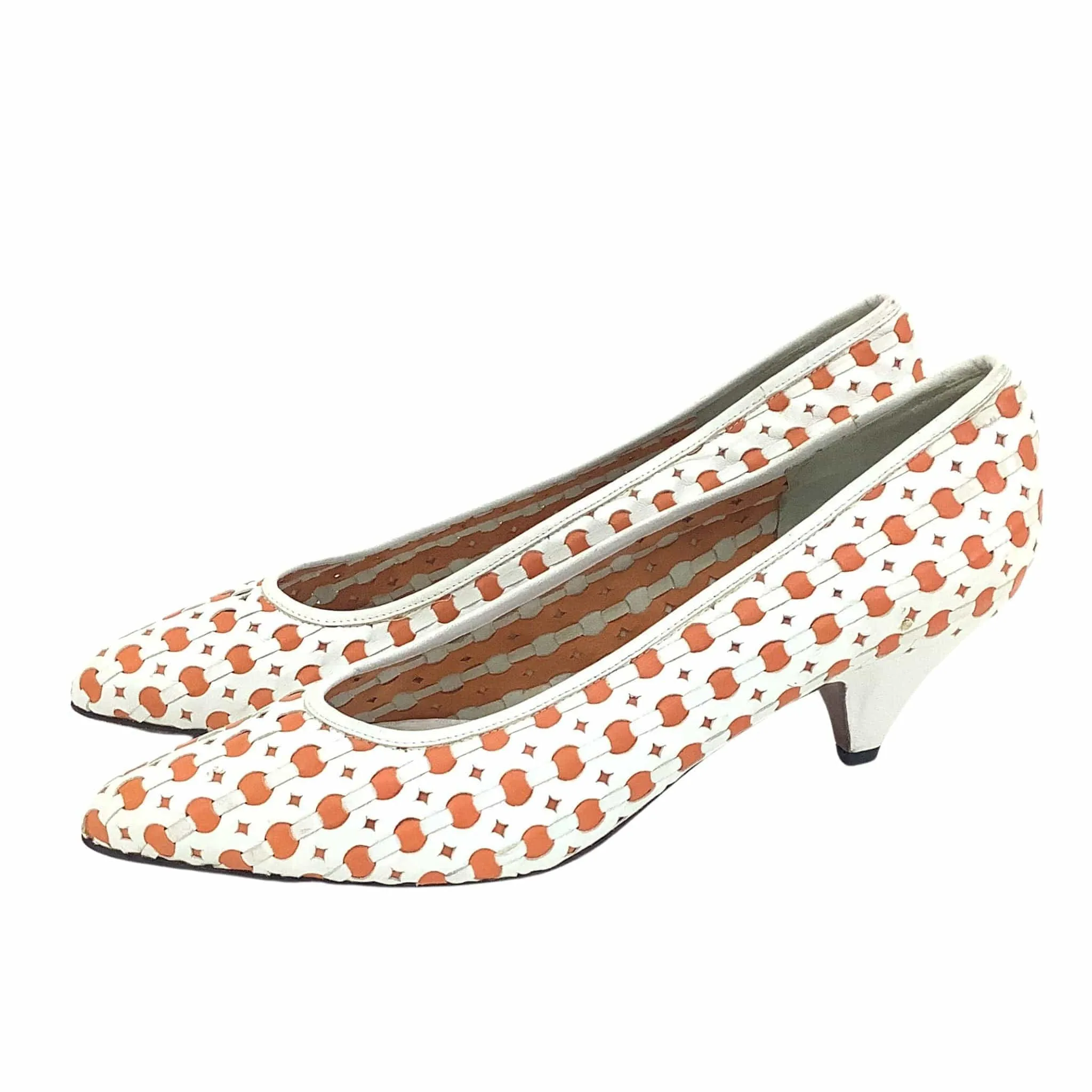 Woven Leather Heels