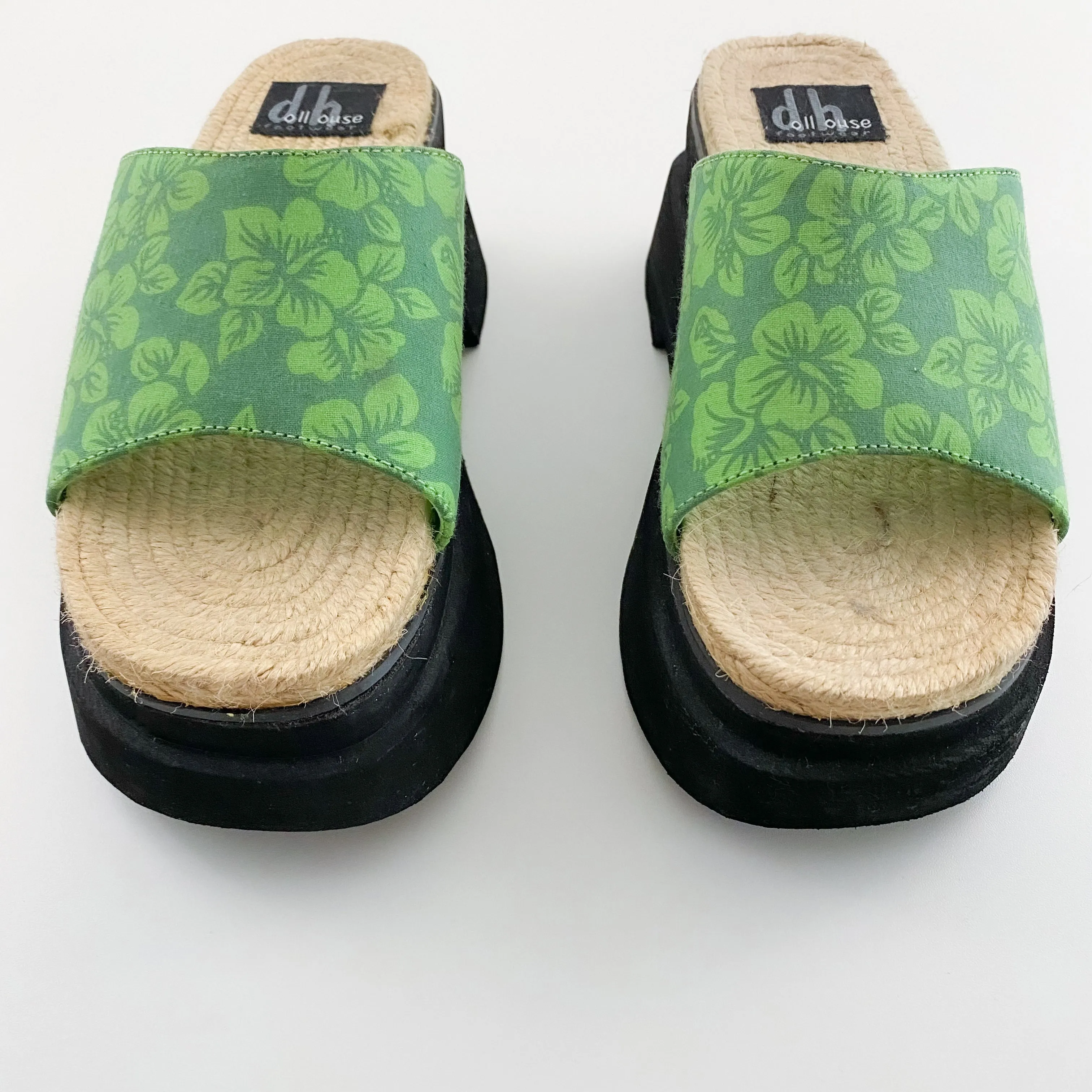 Y2K Hibiscus Platform Sandals