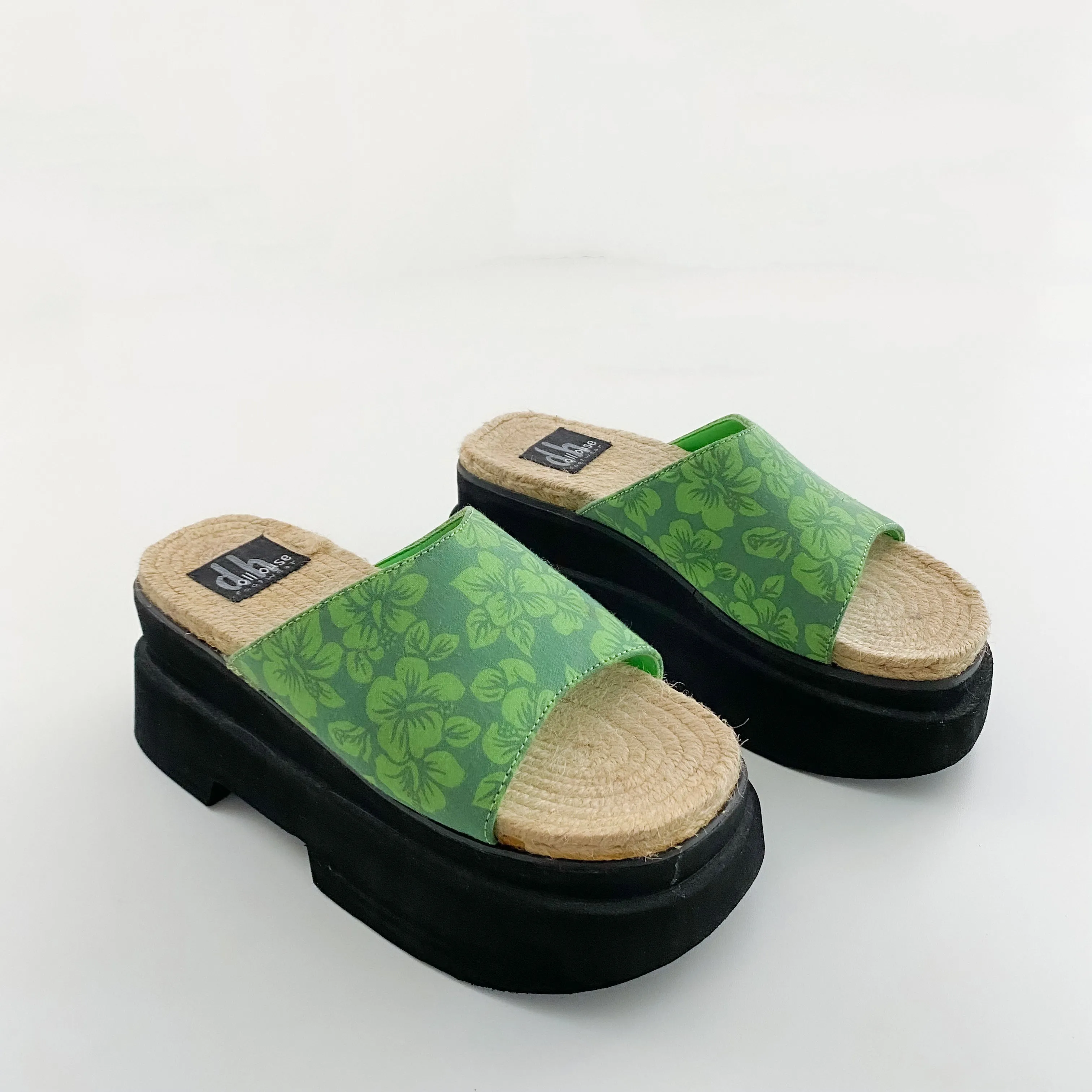 Y2K Hibiscus Platform Sandals